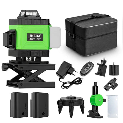HILDA 4D 16 Lines Green Laser Level