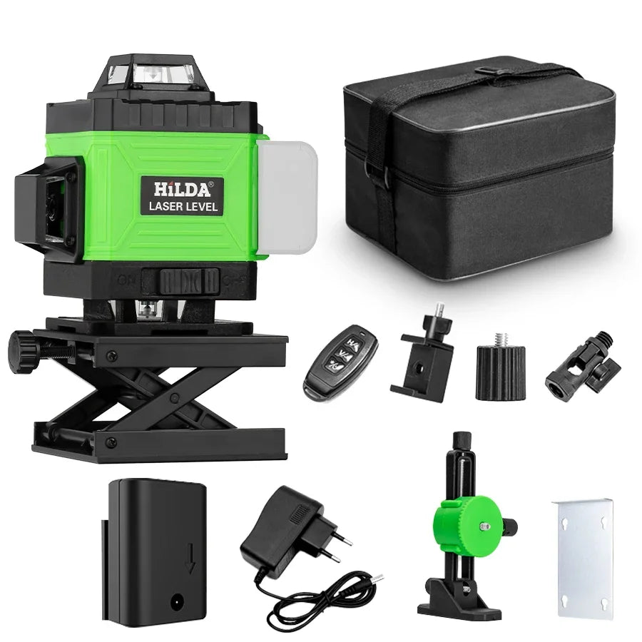 HILDA 4D 16 Lines Green Laser Level
