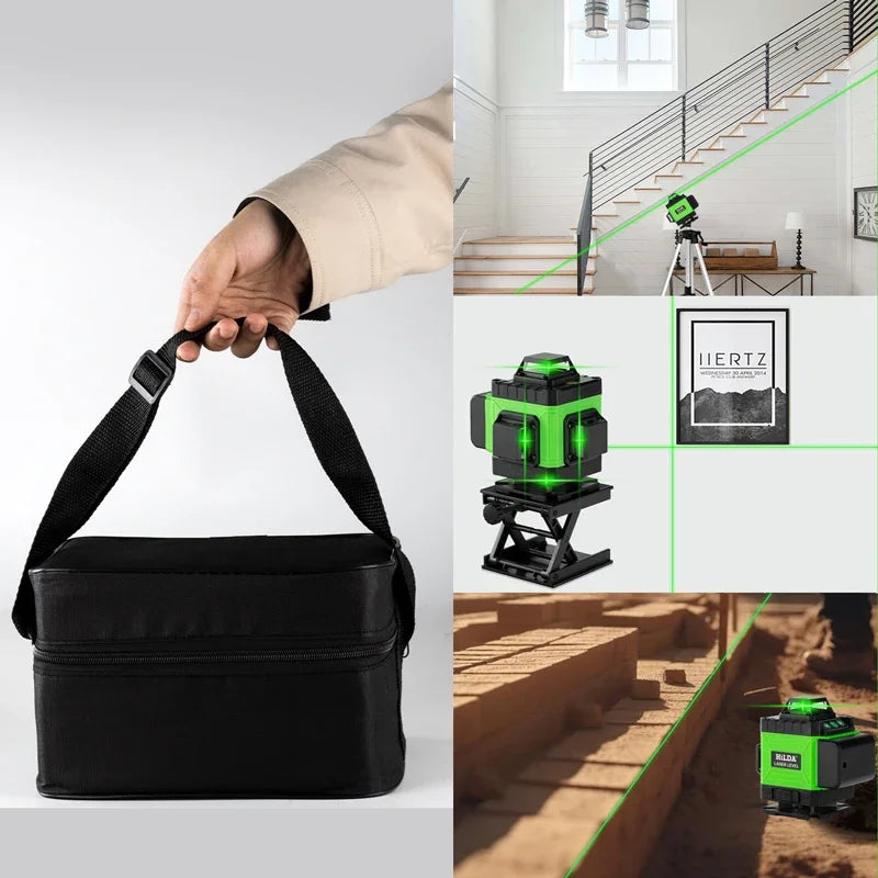 HILDA 4D 16 Lines Green Laser Level