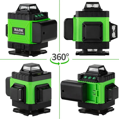 HILDA 4D 16 Lines Green Laser Level
